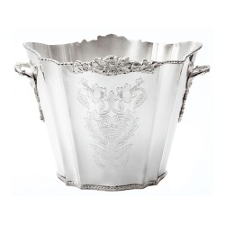 Incredible Wine Bucket Planter with Beautiful Etch Work