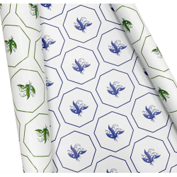 Reversible Lily of the Valley gift wrap