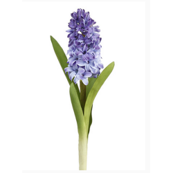 Fabulous lifelike 12.5' lilac hyacinth stems (box of 12)