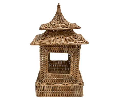 Fabulous small wicker pagoda