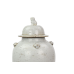 Incredible antiqued creamy white extra large ginger jar