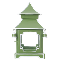 Stunning mossy green/white pagoda (small)