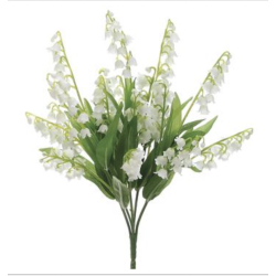 Beautiful lifelike 12" Lily of The Valley (12 pack)