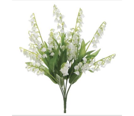 Beautiful lifelike 12" Lily of The Valley (12 pack)