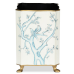 Fabulous chinoiserie scalloped blue/white wastepaper basket