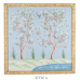 Incredible pale blue chinoiserie handpainted murals (buy 1, 2 or set of 4)