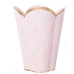 Stunning new trellis wastepaper basket and tissue set (soft pink) 
