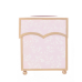 Stunning new trellis wastepaper basket and tissue set (soft pink) 