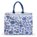 Super chic large cotton blue and white tote (2 styles)