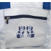 Super chic large cotton blue and white tote (2 styles)