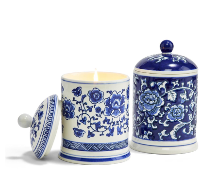 Stunning porcelain candles with lid (2 styles)