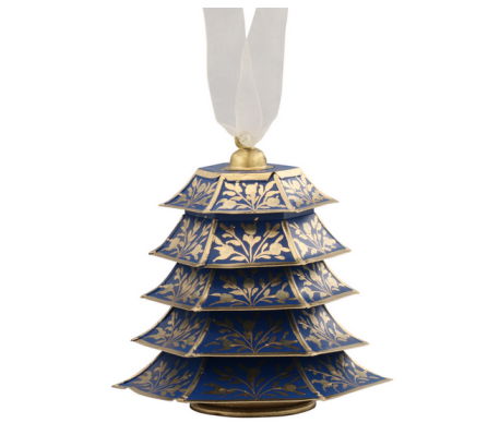 Stunning new pagoda ornament (navy) 