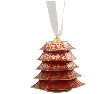 Stunning new pagoda ornament (red) 