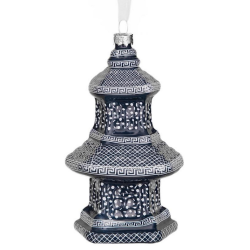 Stunning new navy blue pagoda ornament