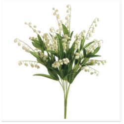 Incredible Lily of the Valley flower bunch (17")
