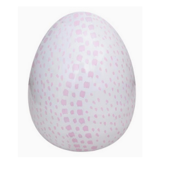 Stunning soft pink chinoiserie egg 