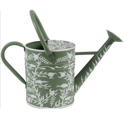 Incredible green chinoiserie watering can