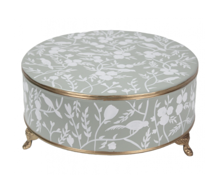 Incredible new pale green /white chinoiserie cake platform (3 sizes)