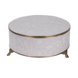 Incredible new pale pink/white chinoiserie cake platform (3 sizes)