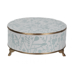Incredible new white/blue chinoiserie cake platform (3 sizes)