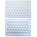 40 disposable Hydrangea placemats