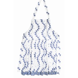 Fabulous Lily of the Valley apron (blue)