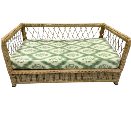 Incredible large wicker dog bed