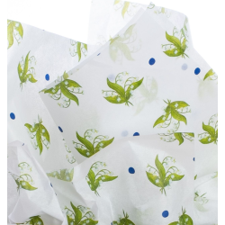 Elegant Lily of the Valley tissue (green)