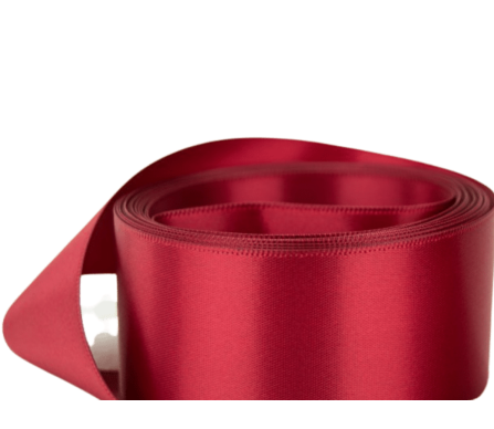 Gorgeous jumbo 1.5" red double faced satin ribbon