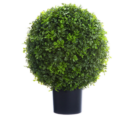 Fabulous 22" faux boxwood ball topiary