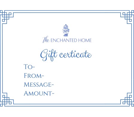 Enchanted Home gift certificate