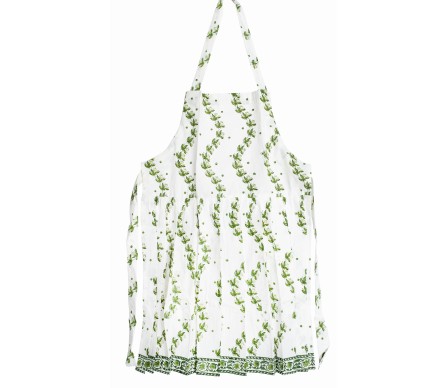 Fabulous Lily of the Valley apron (green) 