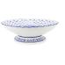 Fabulous blue/white pierced footed dish (3 sizes)