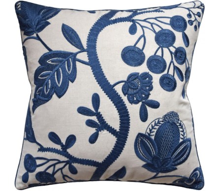 Alladale Embroidery Blue