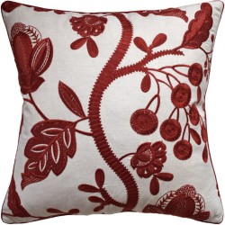 Alladale Embroidery Red
