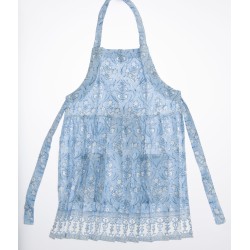 Fabulous Soft Floral apron (blue)