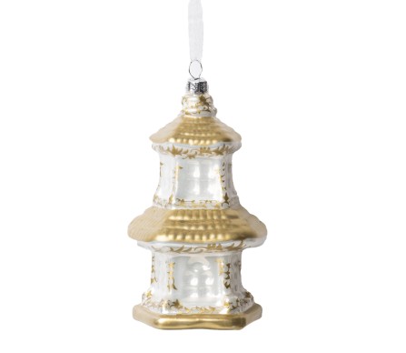 Beautiful new gold/white pagoda