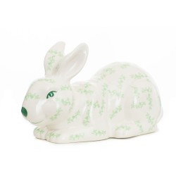 Beautiful green/white Mama bunny (green/white)