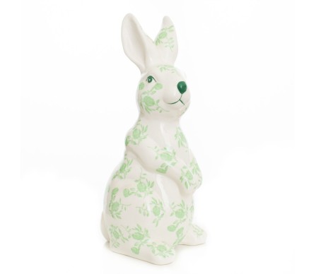 Beautiful green/white Papa bunny (green/white)