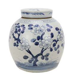 Fabulous new floral flat top jar