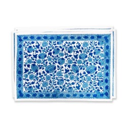 Stunning new blue indigo place mats (set of 4)