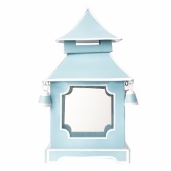 Beautiful light blue/white pagoda (small)