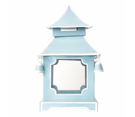 Beautiful light blue/white pagoda (small)