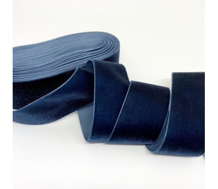 Fabulous 1.5" navy velvet ribbon (25 yards)
