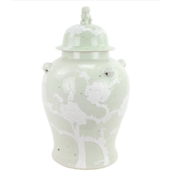 Incredible new pastel ginger jar in pale green