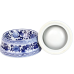 Stunning blue and white porcelain pet bowl (Small)
