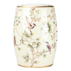 Incredible chinoiserie ivory garden seat