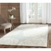 Incredible pale gray/ivory large floral rug