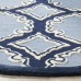 Incredible navy/cornflower blue rug