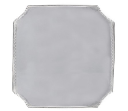 Wonderful elegant pierced silver square trays (2 Sizes)